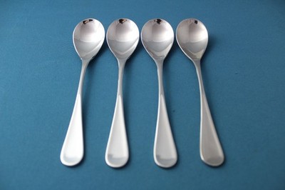 J A Henckels MANOR Teaspoons (Set of 4) 18/10 Stainless China NEW 6 3/8''