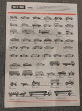 WIKING Katalog Bildpreisliste 1978 Prospekt HO 1:87+N 1:160 Neu NOS 