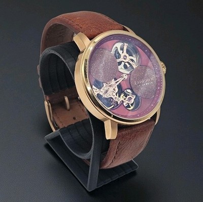 Earnshaw Airy Mechanical Skeleton - Exhibition Caseback - FULL SET - Boxed