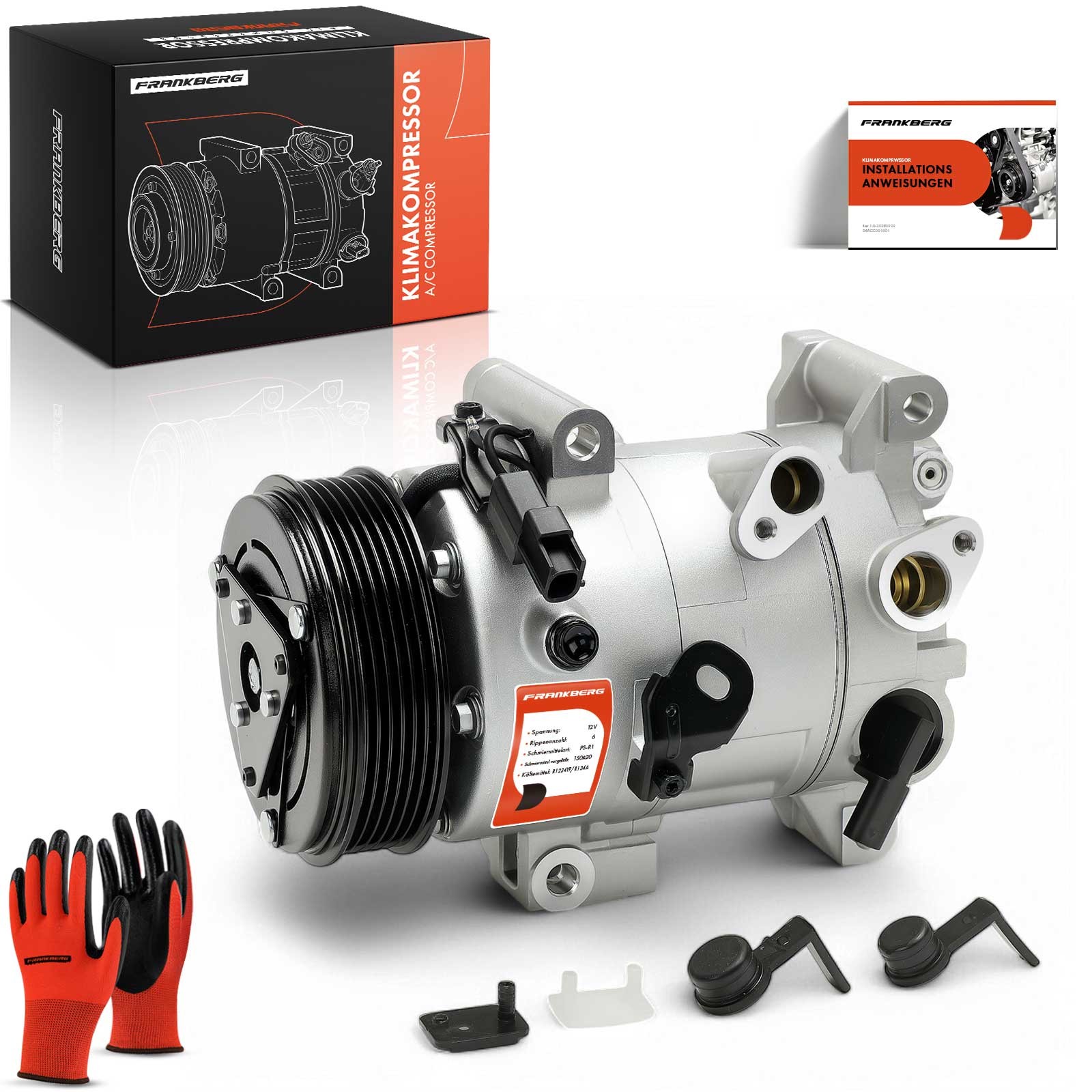 Frankberg AC Compressor 6SEU14 For Mazda 3 BP CX-30 DM DT ED (2018+)