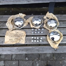 Radnabenabdeckungen und Radmutterkappen Set Chrom für Trabant Wartburg