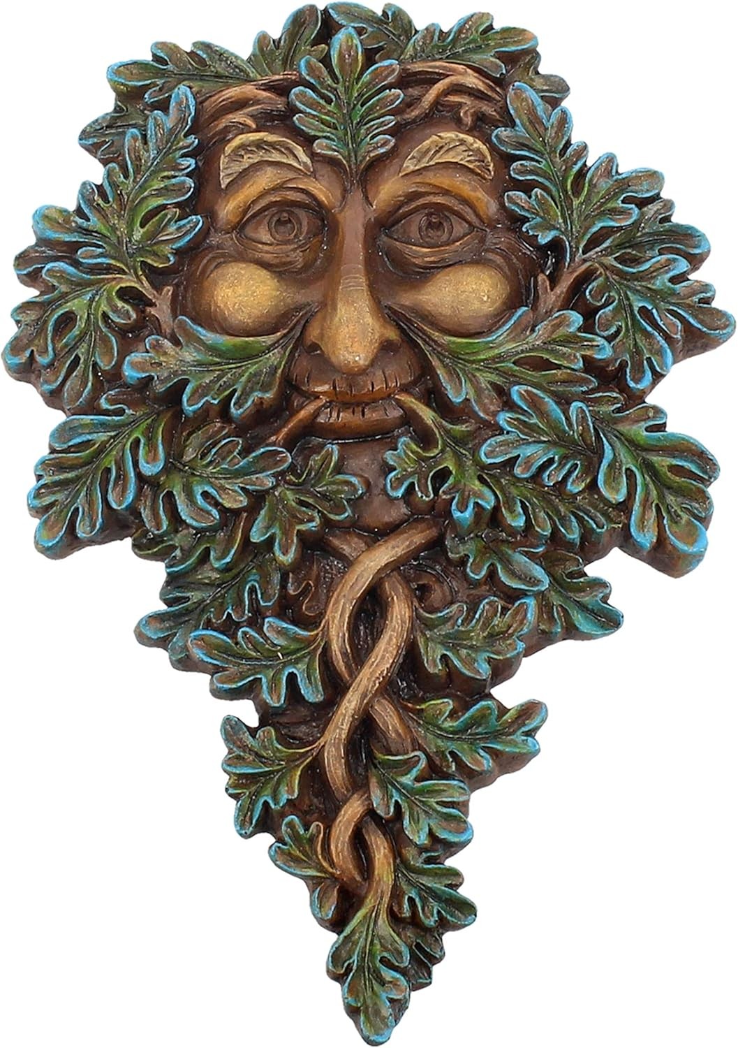 Nemesis Now D3563J7 Oak Guardian Wall Plaque 19.5cm Green| Resin