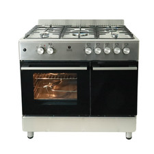 Gasline Gas Standherd mit Elektrobackofen GAG90GOXFLE Edelstahl 90cm Propan