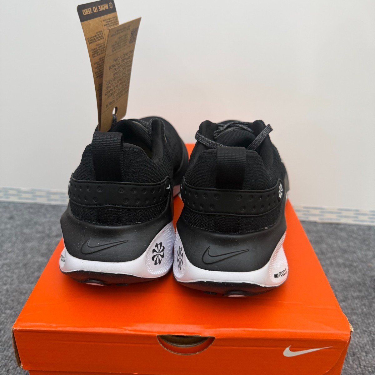 Size 11 - Nike ReactX Infinity Run 4 Black White for sale  display picture 2
