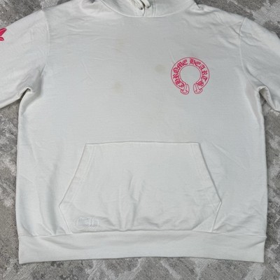 Chrome Hearts Floral Horseshoe Pink Pullover Hoodie | eBay