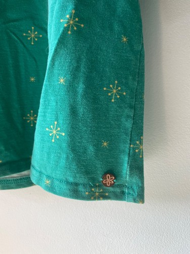 Size 8 - Girl's Green Matilda Jane Clothing Tis The Season Top - Picture 5 of 6