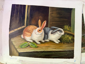 Vintage Rabbit Art | eBay
