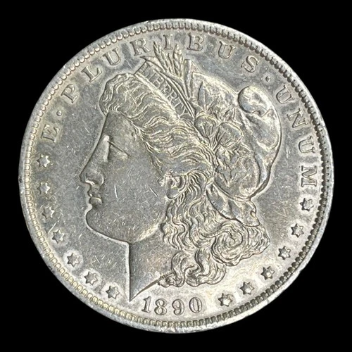 1890-O Morgan Silver Dollar, XF