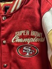 NFL San Francisco 49ers Super Bowl Champions Jacket Red Gold White XL — photo 2