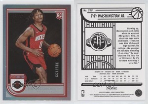 2022-23 Panini NBA Hoops Rookies Silver /199 TyTy Washington Jr #258 Rookie RC