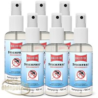 Ballistol Stichfrei MüCkenschutz Zeckenschutz Pumpsray MüCkenspray 6X100 Ml