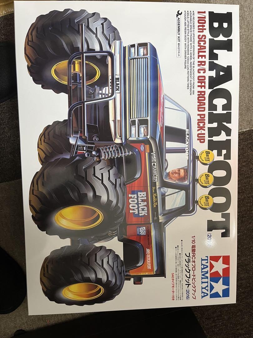 タミヤ 1/10 BLACKFOOT オフロードピックアップ タミヤ ラジコン【ブラックフット（2016）】BLACKFOOT OFF ROAD