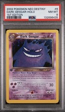  Dark Gengar 6/105 HOLO Neo Destiny 1ST EDITION Pokemon Card PSA 8 on eBay