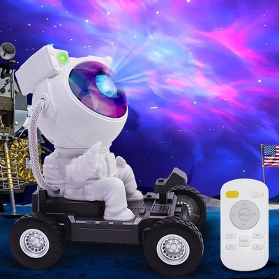 Galaxy Projector Starry Night Light Astronaut Rover Nebula Ceiling Lamp w/Remote