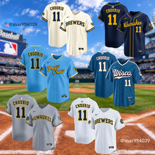 SO HOT Jackson Chourio 11 Brewers 3D Print Jersey, For Fan Size S-5XL
