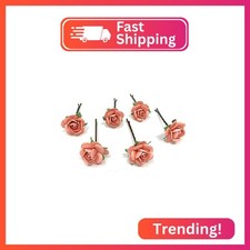 Flower hair pins wedding hair clips bridal hair piece rose hair accessories by D