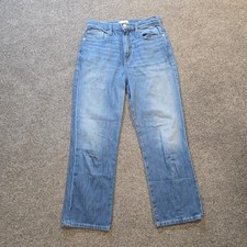 Frame Jeans Womens Size 27 Blue Denim Le Jane Crop Straight Leg Capsule Casual