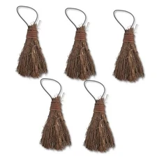 Highly Scented Mini Brooms - 3 Inch Rustic Heather Brooms with Pumpkin Spice