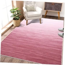  Modern Ombre Washable Rug 4x6 Rug for Living Room Contemporary Abstract Non 