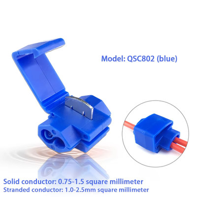 10-50Pcs Wire Cable Connectors Scotch Lock Electric Quick Splice Terminals Crimp