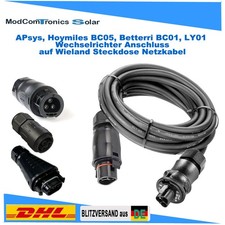 Wieland Netzkabel auf BC01, BC05, LY01, Deye/...