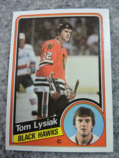 1984-85 Topps #31 Tom Lysiak Chicago Blackhawks Hockey Card