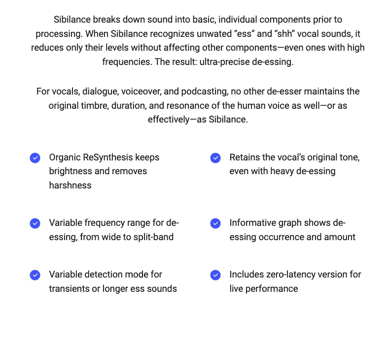 Waves – Sibilance – VST / AU / AAX / Audio-Plugin - Image 2 of 2