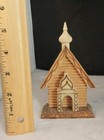 USSR Russian Wooden Church Model Pyrography Hand Made — photo 2