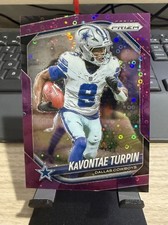 Panini Prizm 2025 KaVontae Turpin Purple Disco Prizm /75 Dallas Cowboys