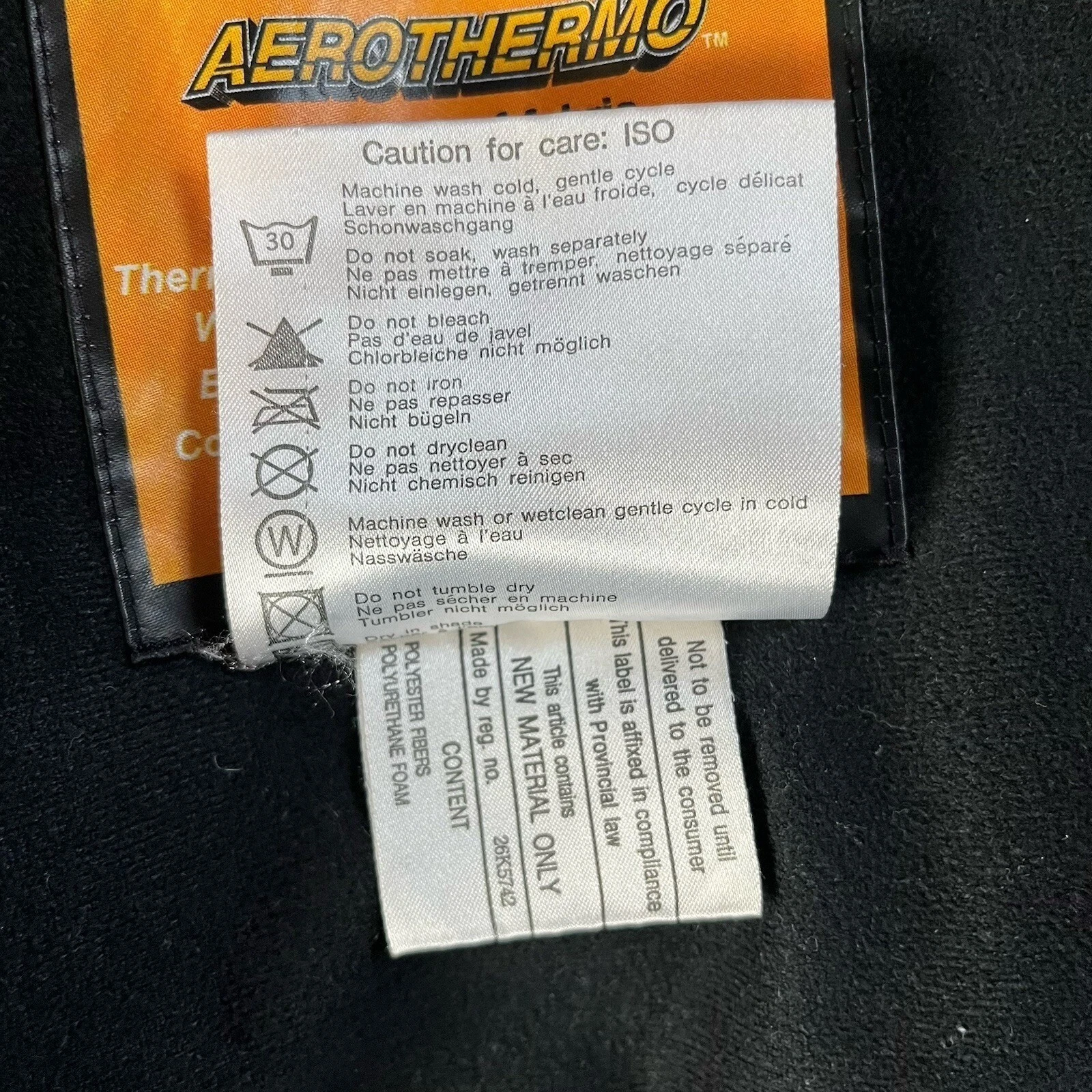 Phenix Softshell Jacket Mens Medium Black Aerothermo Fleece Lined EY5G860 - product detail image 7
