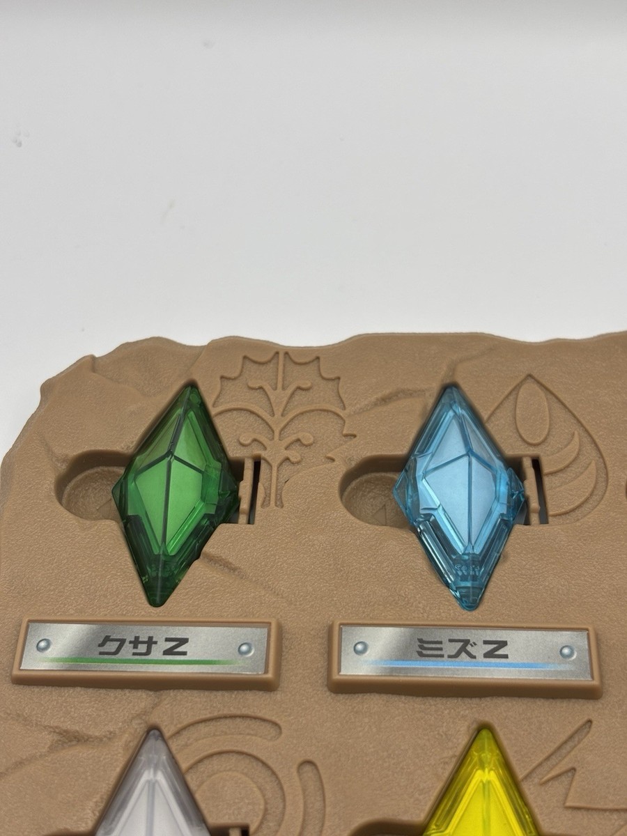 Pokemon Z Ring & Z Crystal All 18 set Opened 2016 Vintage