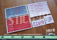 5 Autocollants Stickers pour