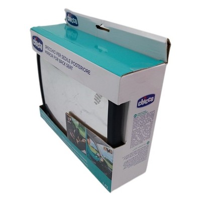 Chicco Baby Autospiegel für Rücksitz, Baby Spiegel (18 x 25 x 7), klares Sichtfe