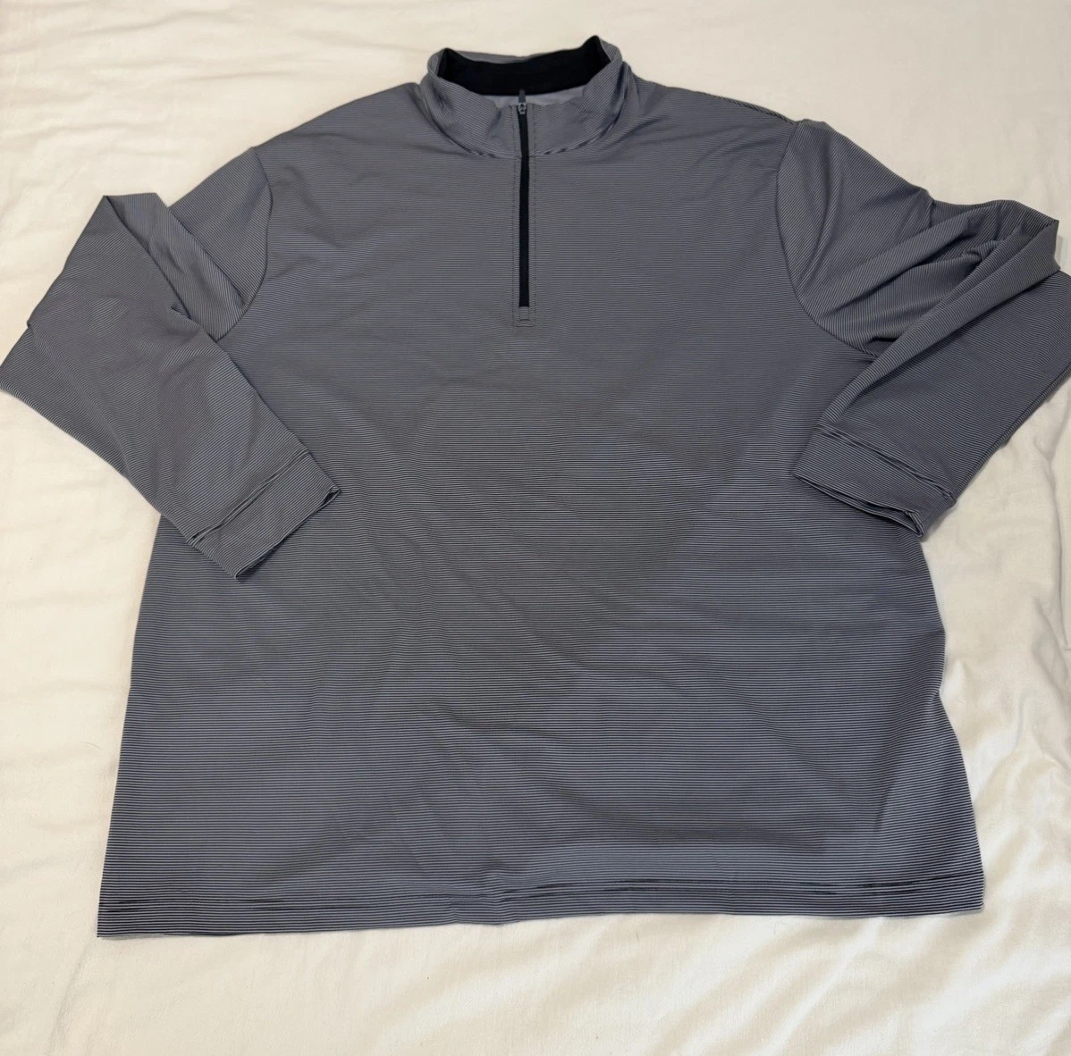 Chemise Ben Hogan Homme Taille L - Violet/blanc à Carreaux, Manches Longues, 100% Coton - Occasion