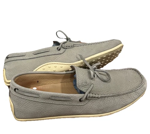 TOD’S Mocassino uomo TODS grigio pelle attuale taglia 8