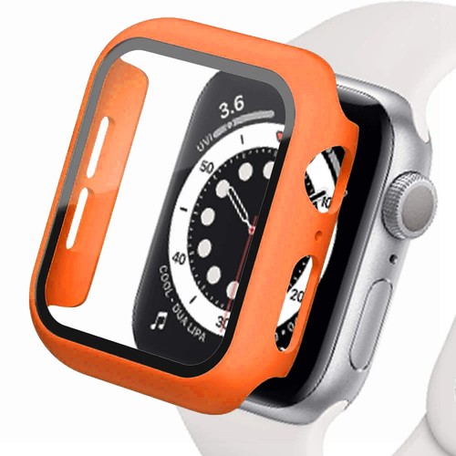 Tempered Glass+cover For Apple Watch Accessories 45mm 41mm 44mm 40mm 42mm Screen - Zdjęcie 118 z 134