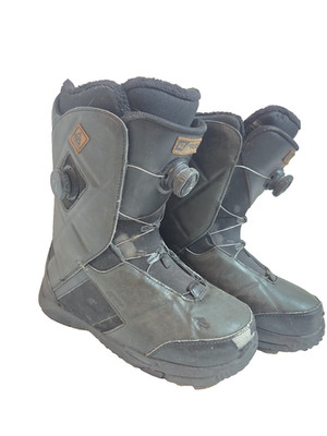 K2 Maysis Snowboard Boots Mens Size 11 Gray Black Boa Intuition Heat Moldable