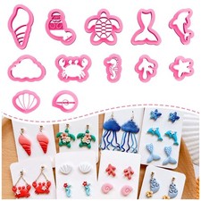 Keoker Polymer Clay Cutters, Ocean Clay Cutters for Polymer Clay Jewelry, 12 ...