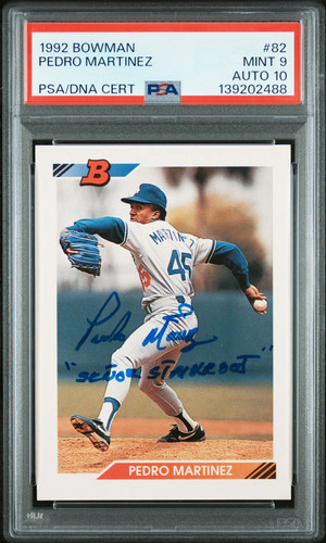 Pedro Martinez #82 1992 Bowman card