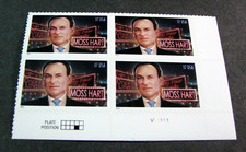 US Plate Block Stamp Scott# 3882 Moss Hart 2004 MNH L707