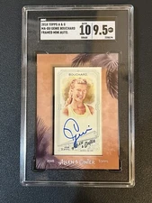 Genie Bouchard 2018 Topps Allen & Ginter Auto Mini Framed SGC 10/9.5 MA-GU