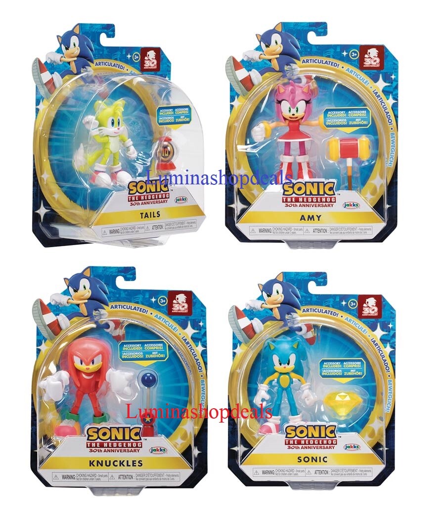 【希少】ソニック フィギュアセット JAKKS JAKKS Sonic the Hedgehog 4