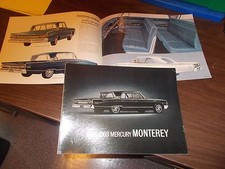 1963 Mercury Monterey Prestige  Sales Brochure