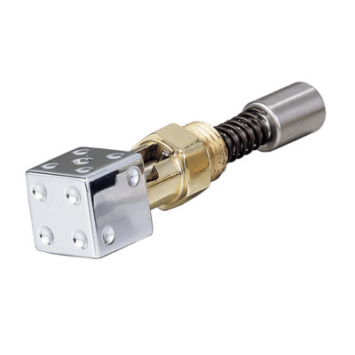 Kustom Tech einstellbarer Choke, Lucky 7, Alu - Messing, für Harley - Davidson