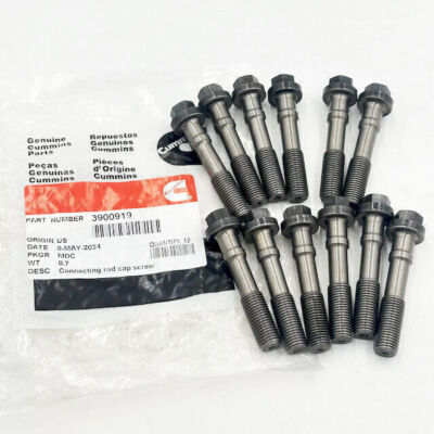 New 12PCS Connecting Rod Bolts 3900919 Fit For Cummins Dodge 5.9L 1989-2002