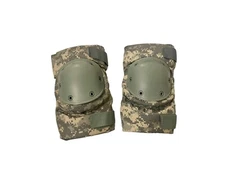 USGI Military Tactical Combat Knee Pads Pair, ACU Pattern, RFI Issue, Small EXC