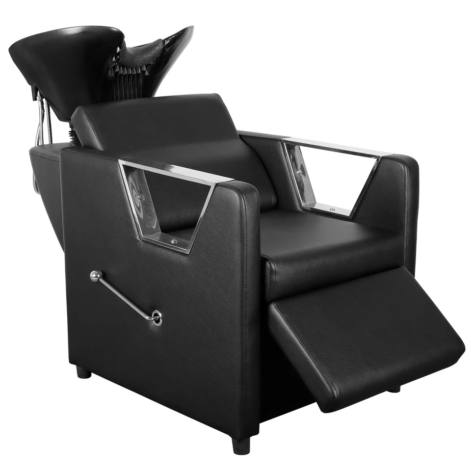 Silla de Lavavajillas Ajustable Plástico ABS Champú Cuenco Fregadero Soporte para Spa Salón Foto 2 de 4