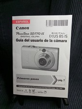 Canon Powershot SD 770 IS Manual In Espanol
