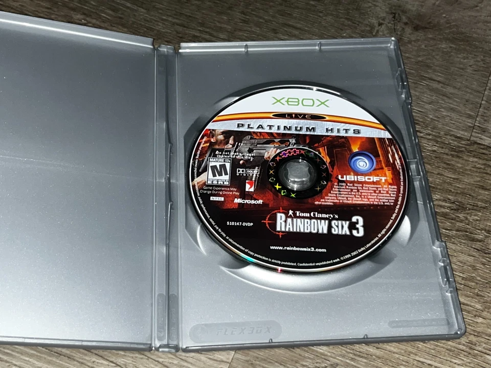 Tom Clancy's Classic Trilogy Microsoft Xbox Case & Discs Authentic - Image 3 of 4