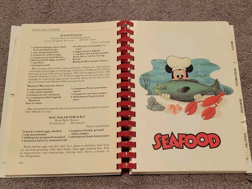 1987 Cooking With Mickey Around Our World Most Requested Recipes Disney Cookbook - Picture 12 of 13